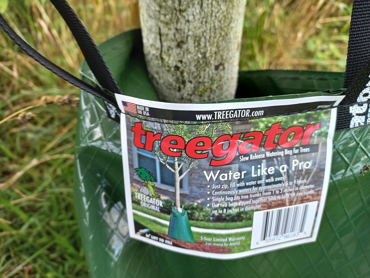 treegator bag label