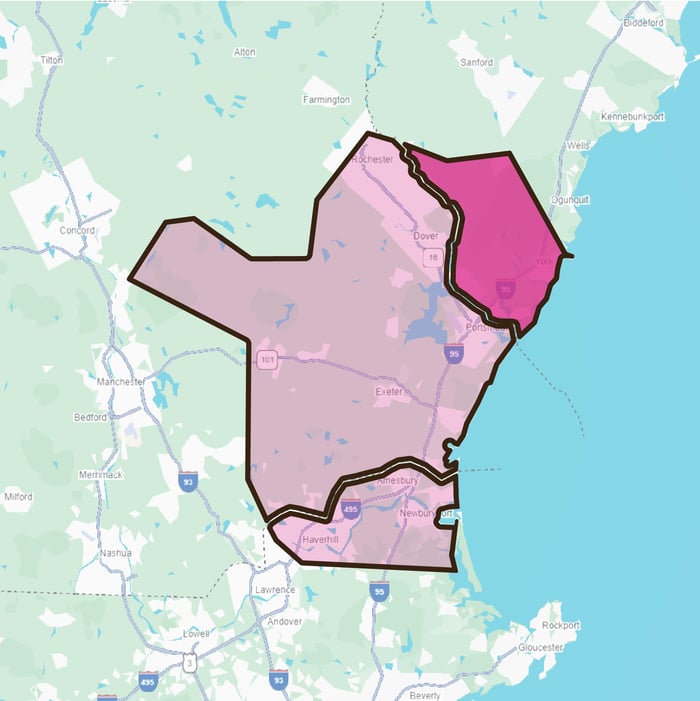 Seacoast Service Map-ME