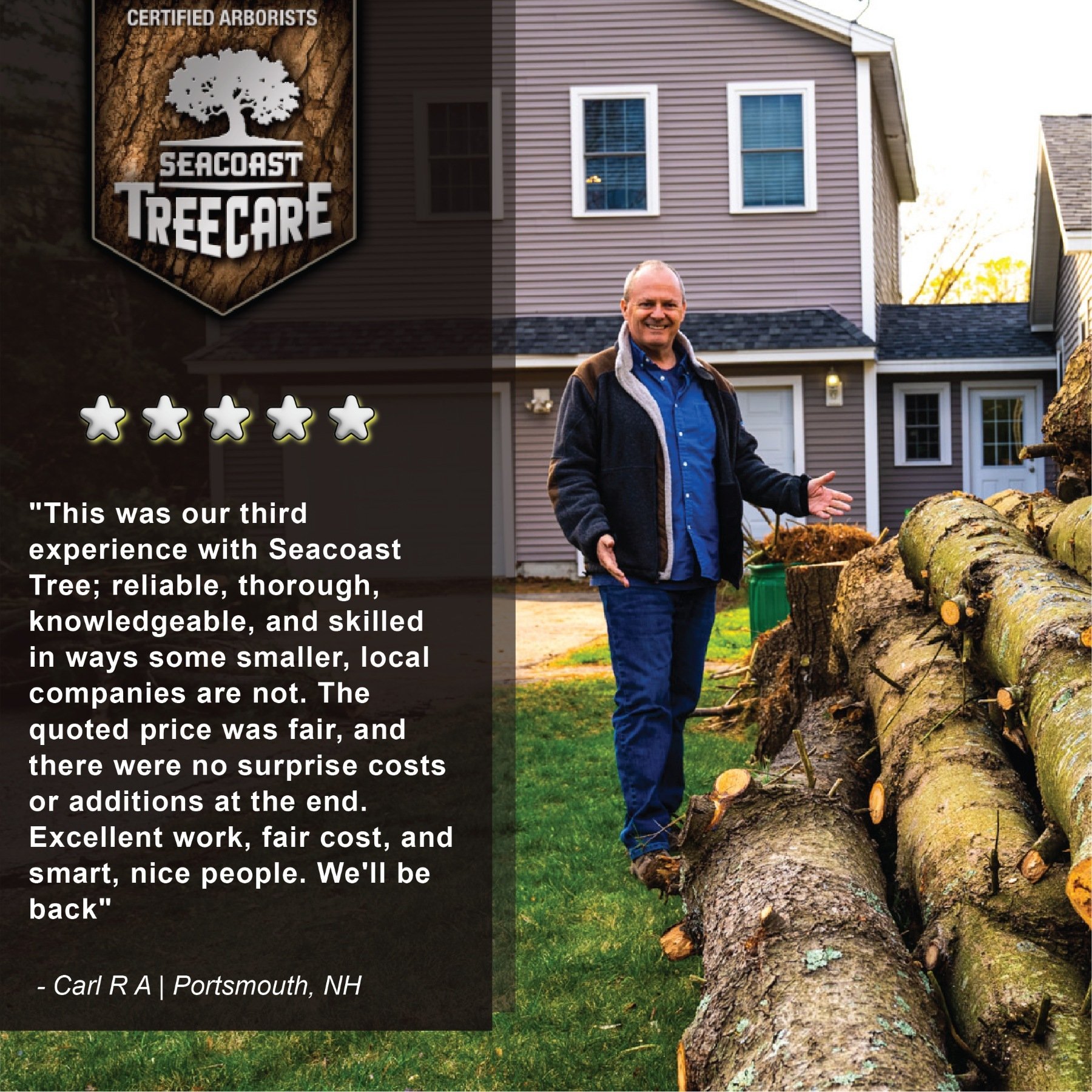 seacoast tree care 5-star review