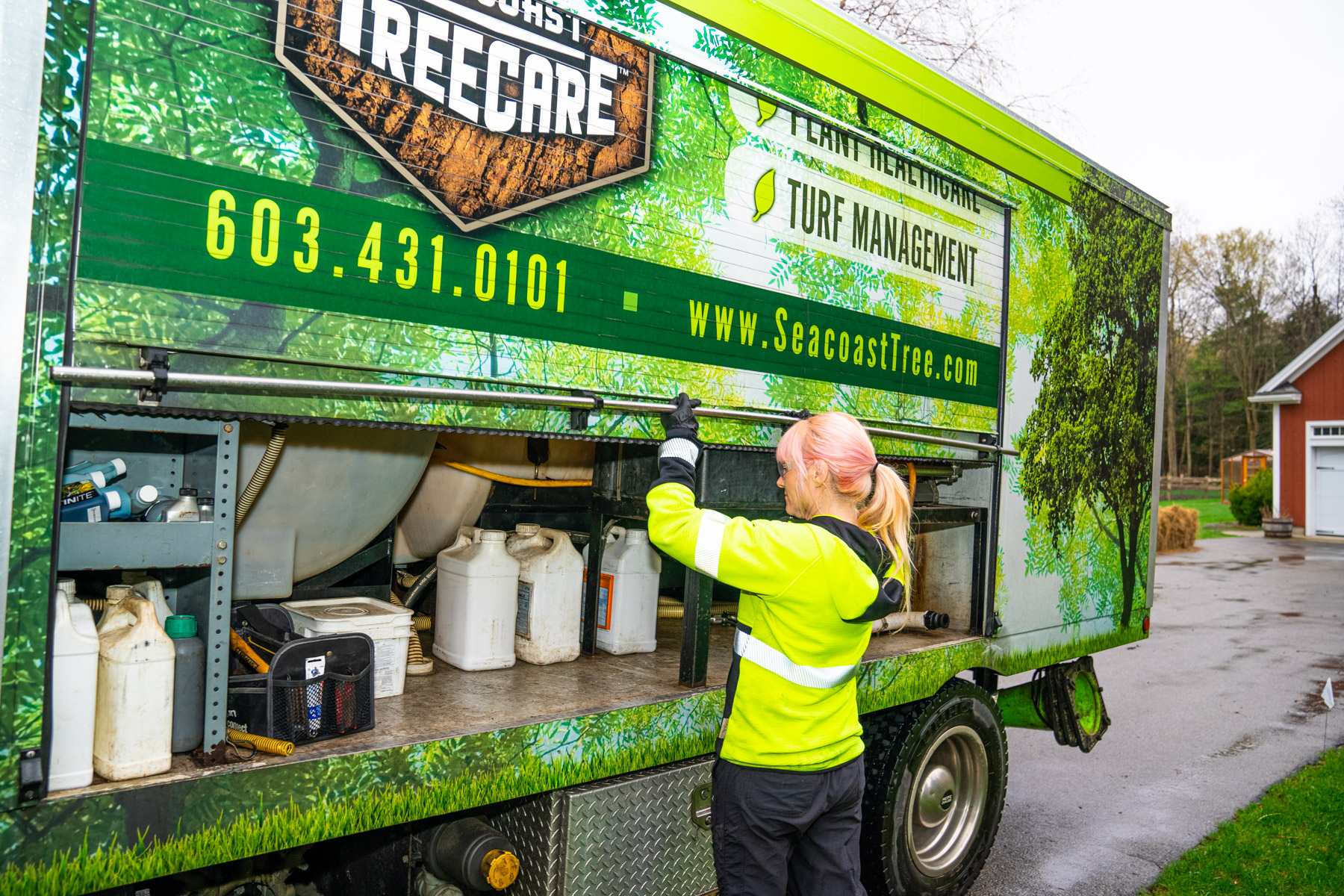 plant health care technician truck equipment